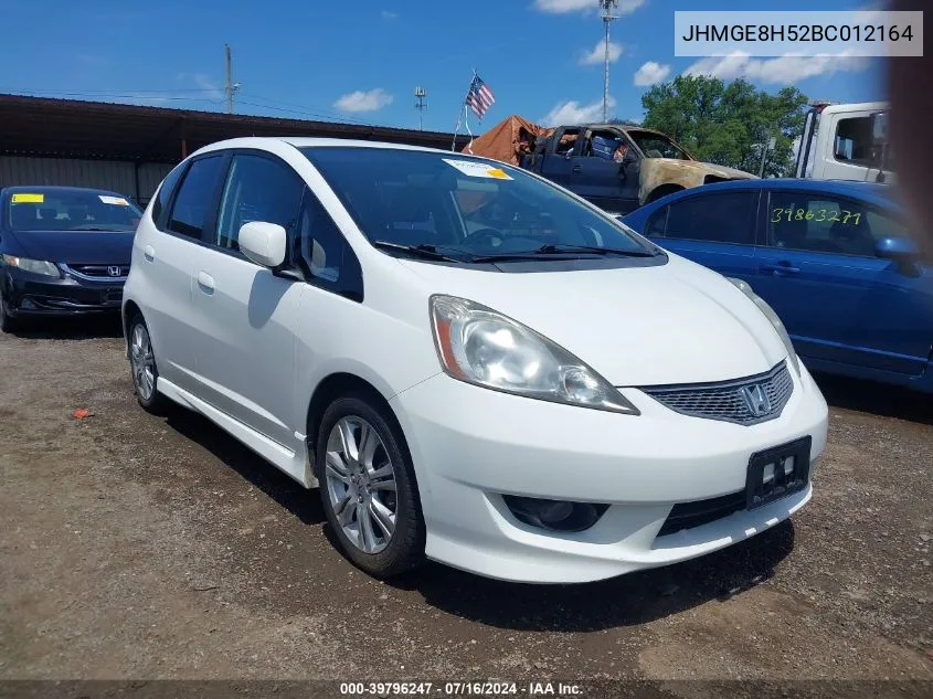 2011 Honda Fit Sport VIN: JHMGE8H52BC012164 Lot: 39796247