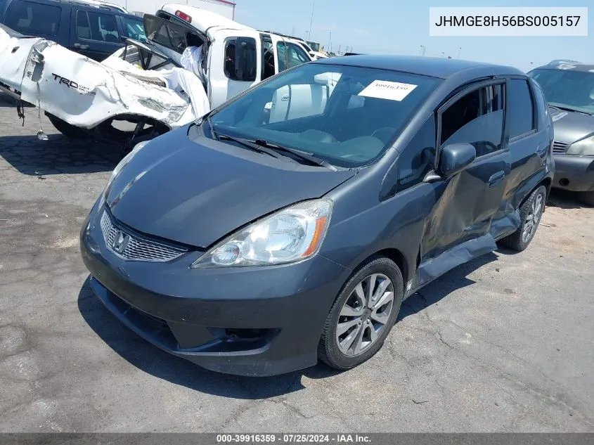 2011 Honda Fit Sport VIN: JHMGE8H56BS005157 Lot: 39916359