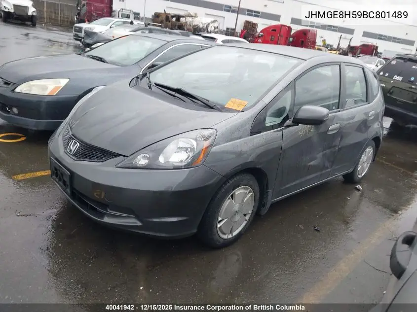 JHMGE8H59BC801489 2011 Honda Fit