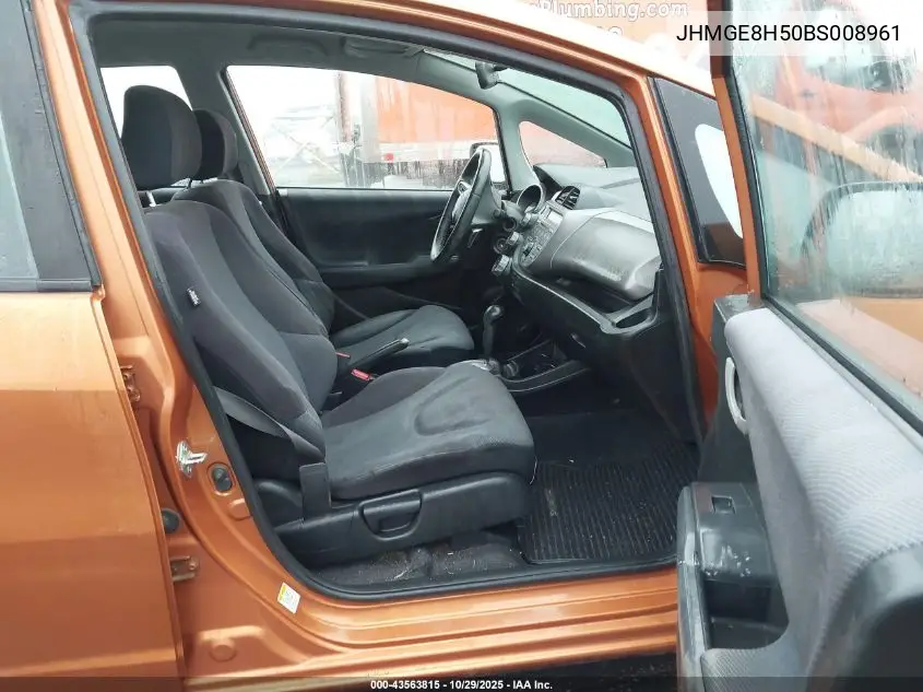 JHMGE8H50BS008961 2011 Honda Fit Sport