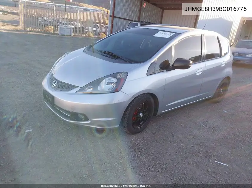 JHMGE8H39BC016775 2011 Honda Fit