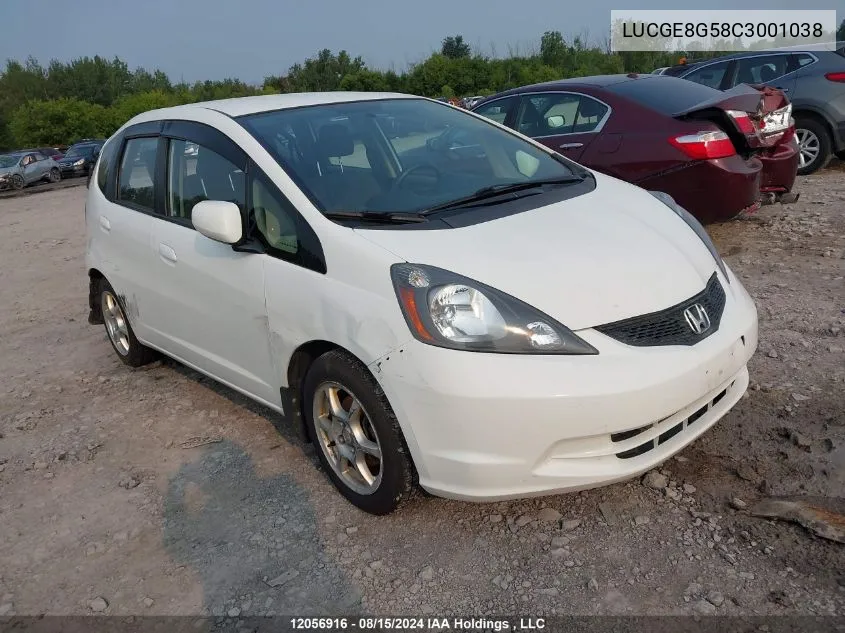 LUCGE8G58C3001038 2012 Honda Fit Lx