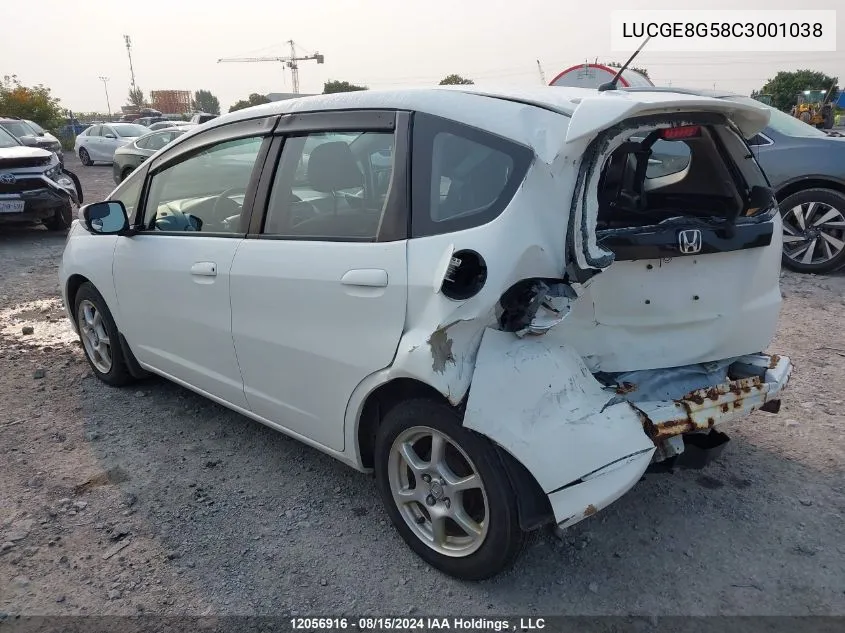 LUCGE8G58C3001038 2012 Honda Fit Lx