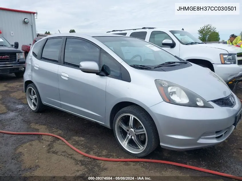 JHMGE8H37CC030501 2012 Honda Fit