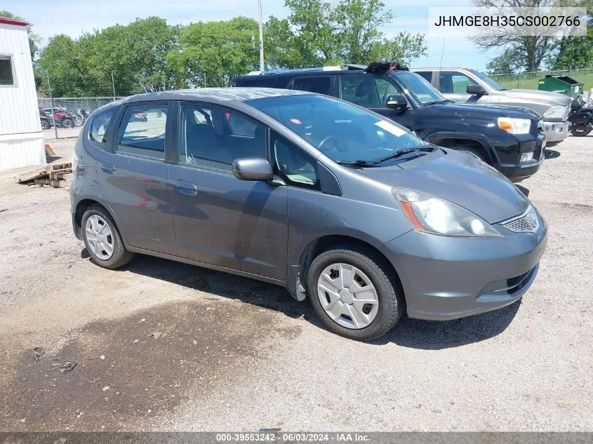 2012 Honda Fit VIN: JHMGE8H35CS002766 Lot: 39553242