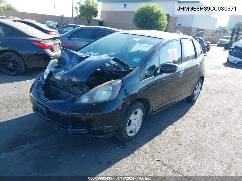 JHMGE8H39CC030371 2012 Honda Fit