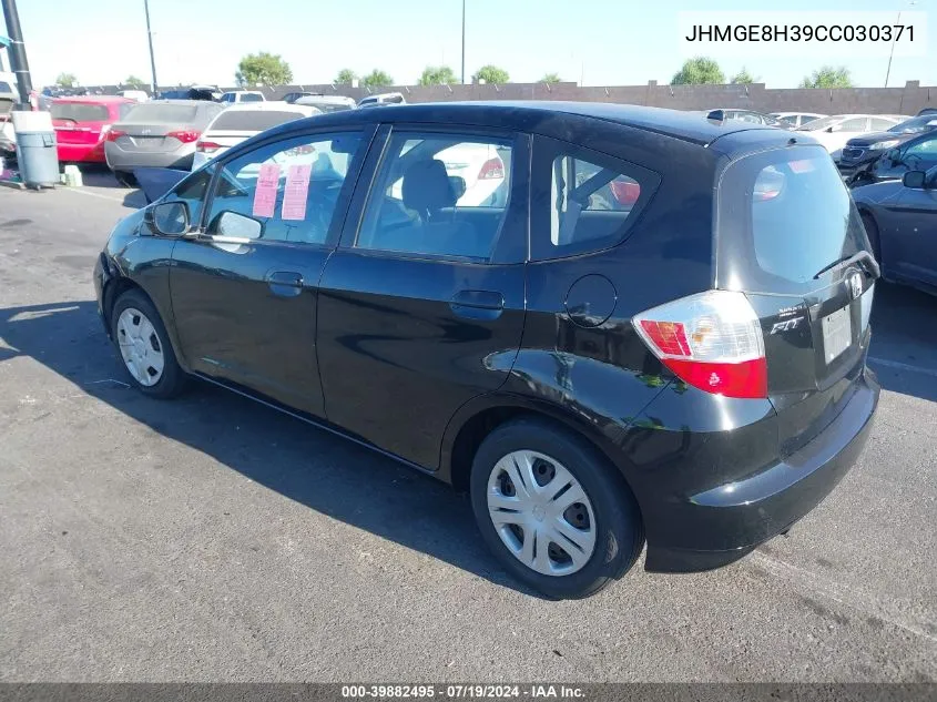 JHMGE8H39CC030371 2012 Honda Fit