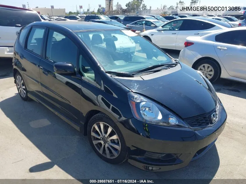 2012 Honda Fit Sport VIN: JHMGE8H50CC013086 Lot: 39887651