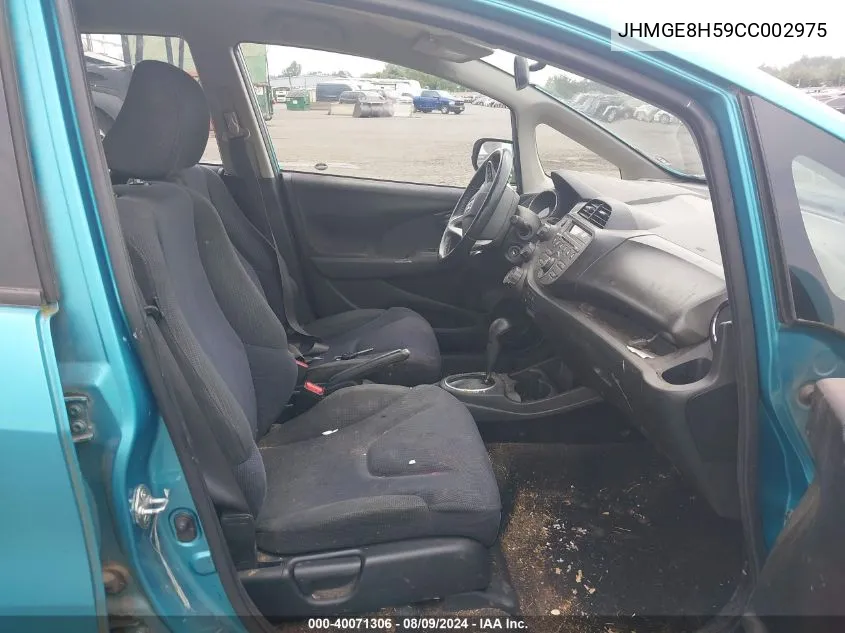 JHMGE8H59CC002975 2012 Honda Fit Sport