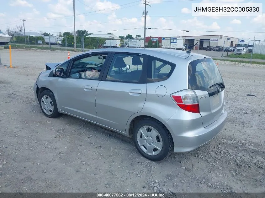 JHMGE8H32CC005330 2012 Honda Fit