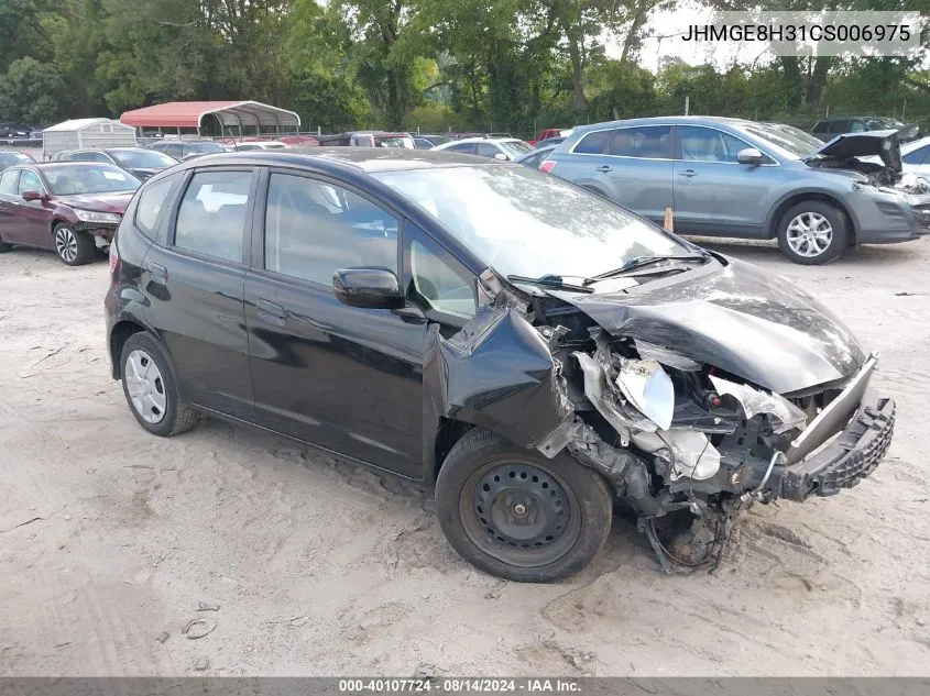 2012 Honda Fit VIN: JHMGE8H31CS006975 Lot: 40107724