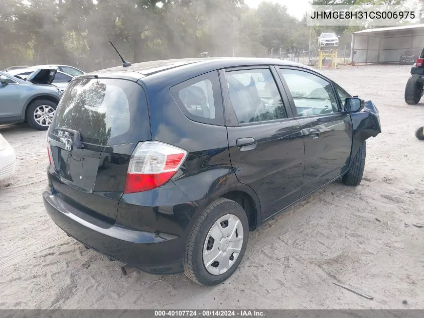 JHMGE8H31CS006975 2012 Honda Fit