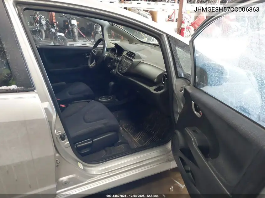 JHMGE8H57CC006863 2012 Honda Fit Sport