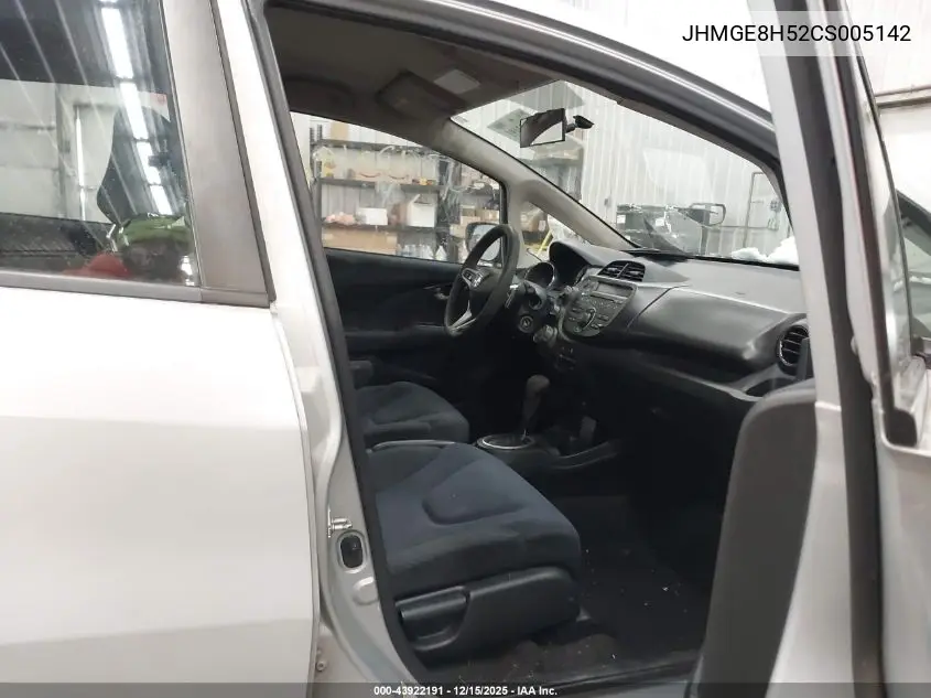JHMGE8H52CS005142 2012 Honda Fit Sport