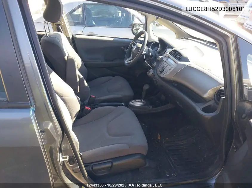 LUCGE8H52D3008101 2013 Honda Fit Lx