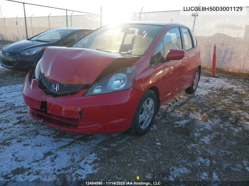 LUCGE8H50D3001129 2013 Honda Fit Lx