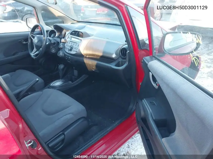 LUCGE8H50D3001129 2013 Honda Fit Lx