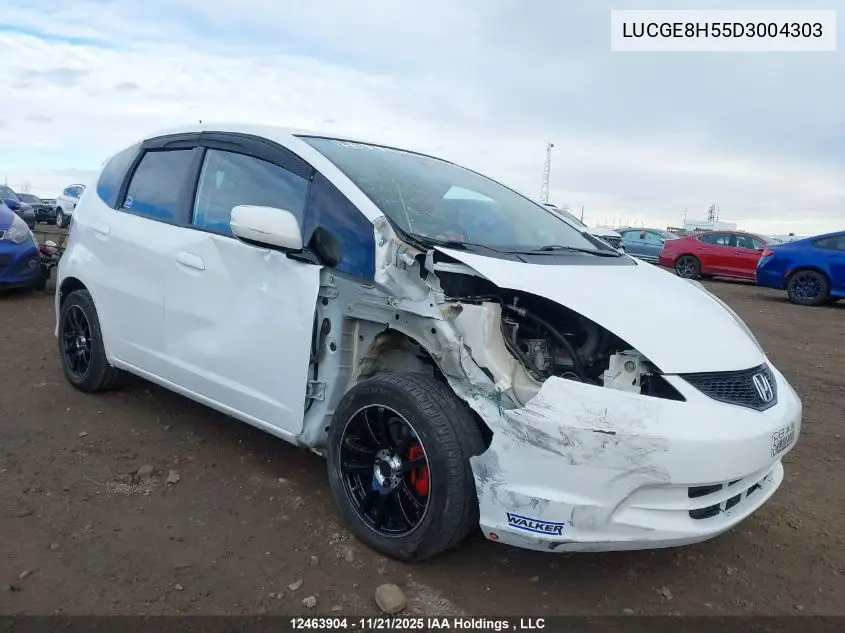 LUCGE8H55D3004303 2013 Honda Fit Lx