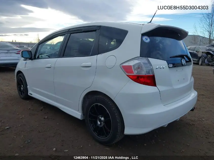 LUCGE8H55D3004303 2013 Honda Fit Lx