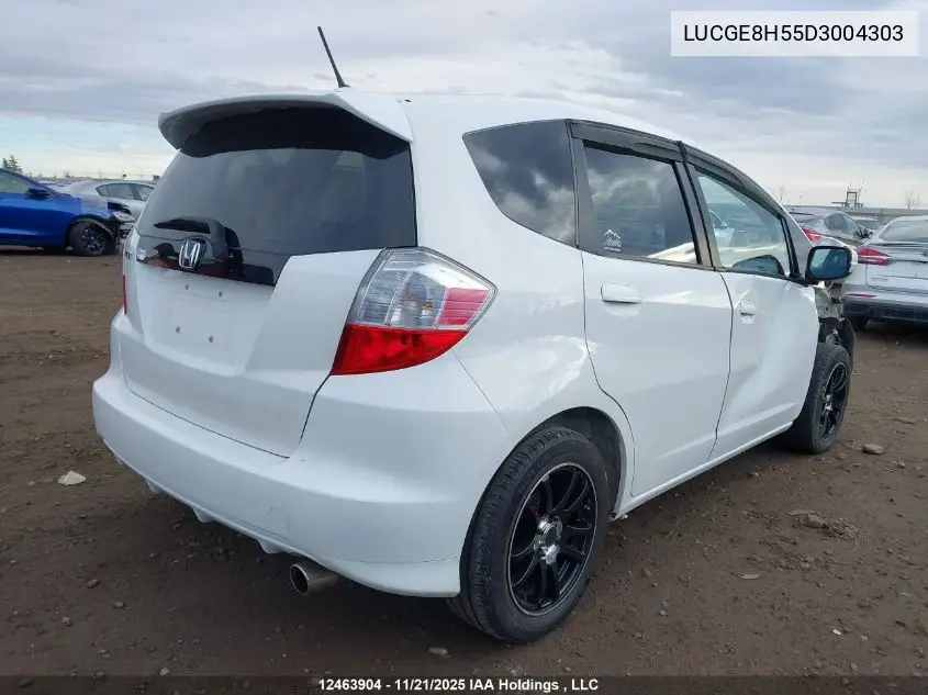 LUCGE8H55D3004303 2013 Honda Fit Lx