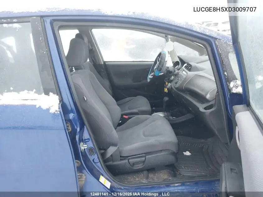 LUCGE8H5XD3009707 2013 Honda Fit Lx