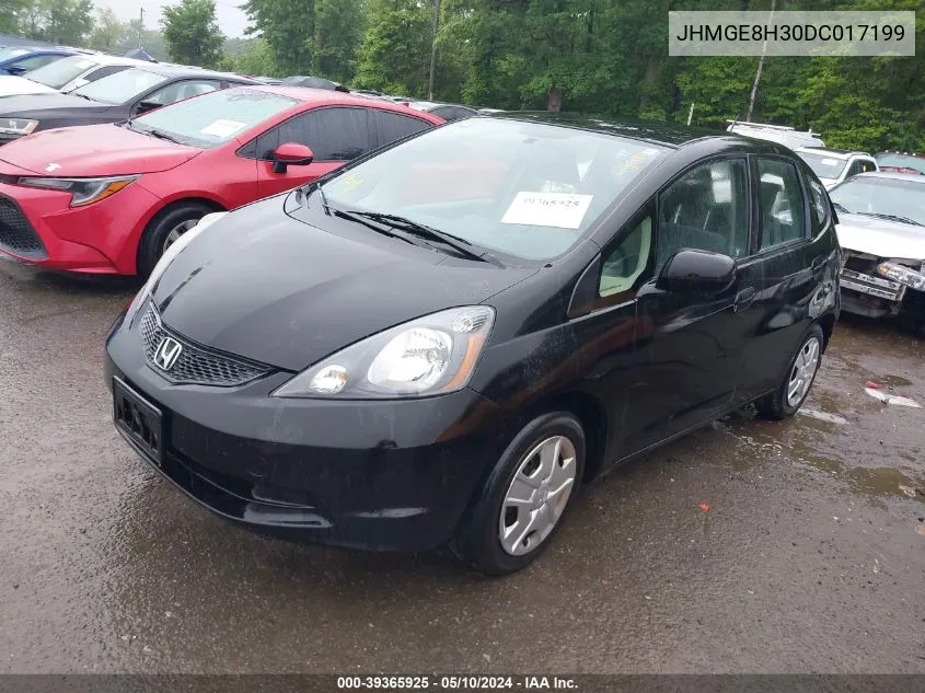 2013 Honda Fit VIN: JHMGE8H30DC017199 Lot: 39365925