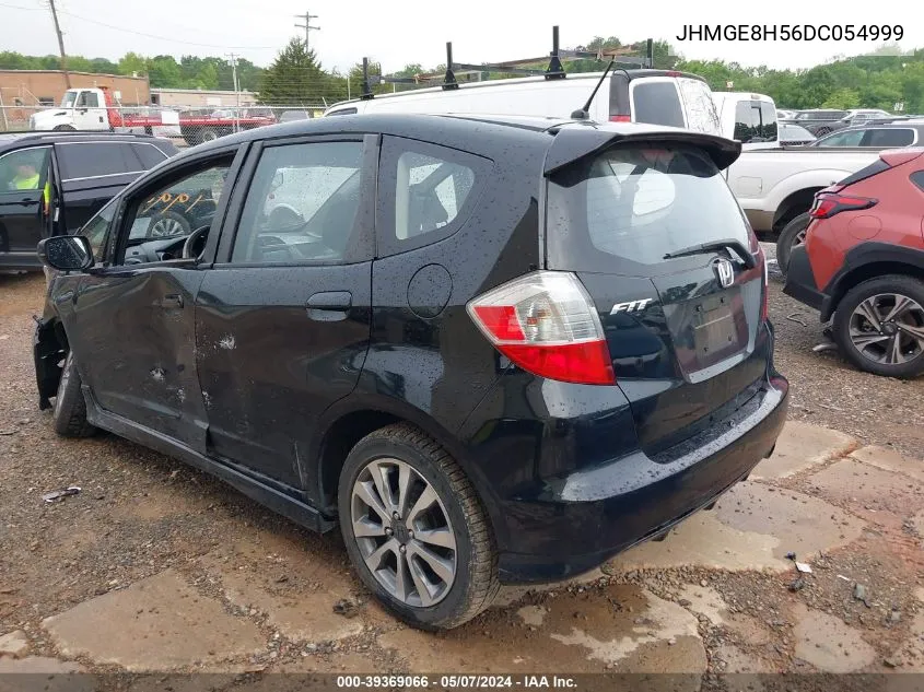 2013 Honda Fit Sport VIN: JHMGE8H56DC054999 Lot: 39369066