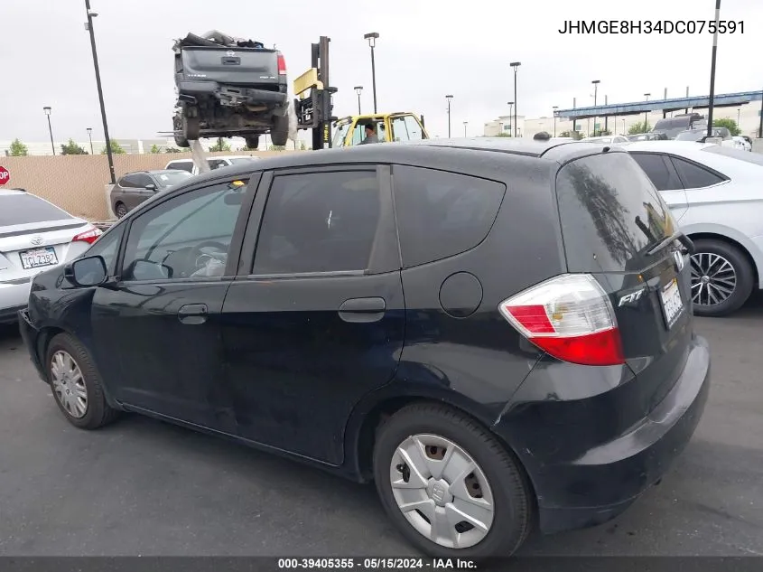 2013 Honda Fit VIN: JHMGE8H34DC075591 Lot: 39405355