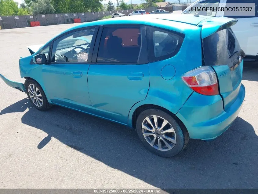 2013 Honda Fit Sport VIN: JHMGE8H68DC055337 Lot: 39725080