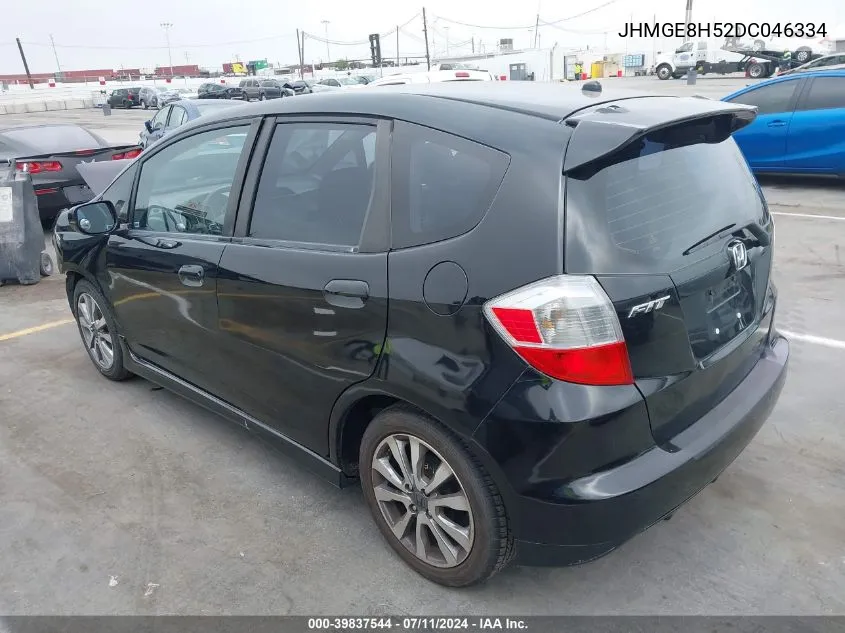 JHMGE8H52DC046334 2013 Honda Fit Sport