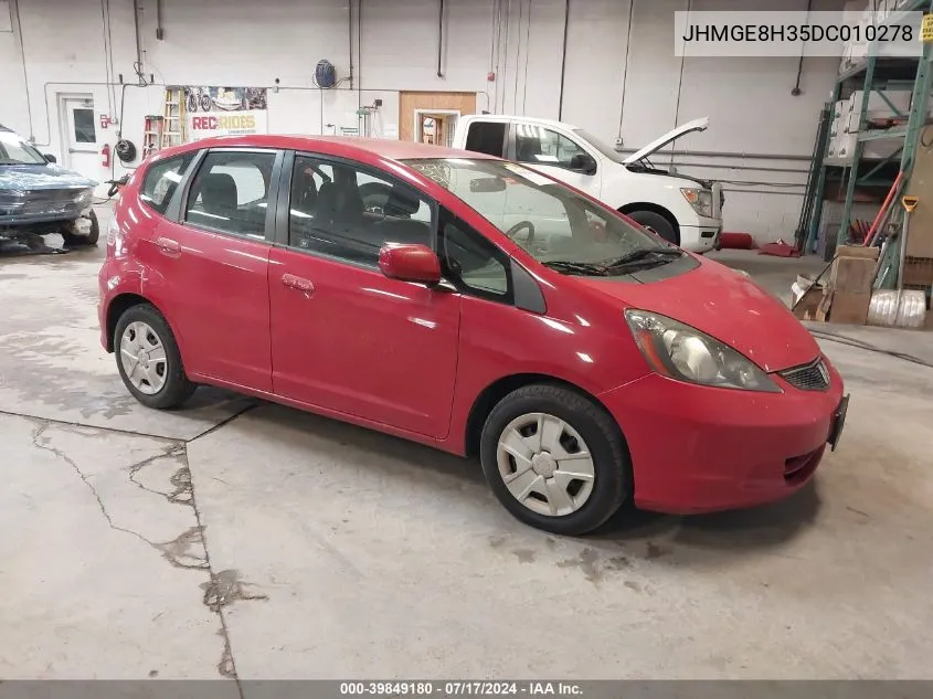 JHMGE8H35DC010278 2013 Honda Fit