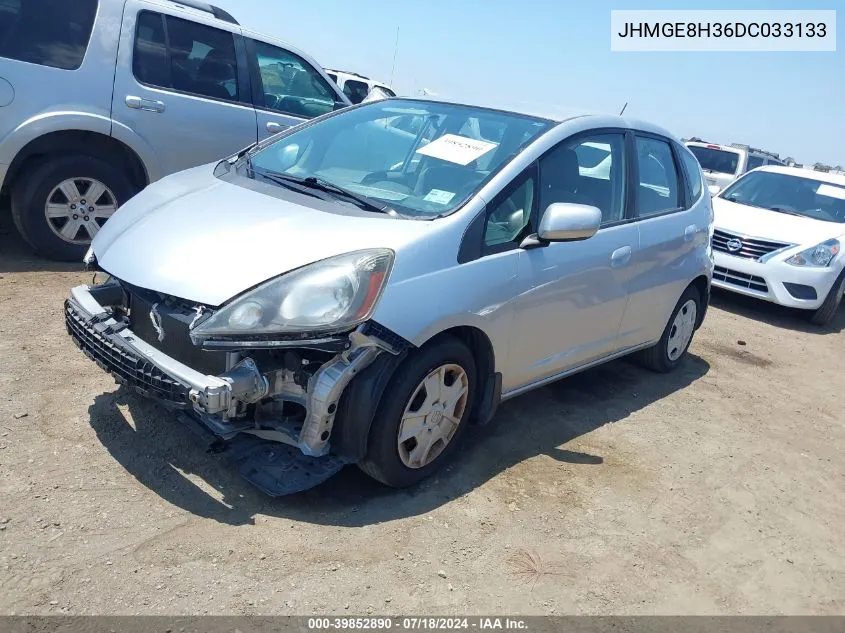 2013 Honda Fit VIN: JHMGE8H36DC033133 Lot: 39852890