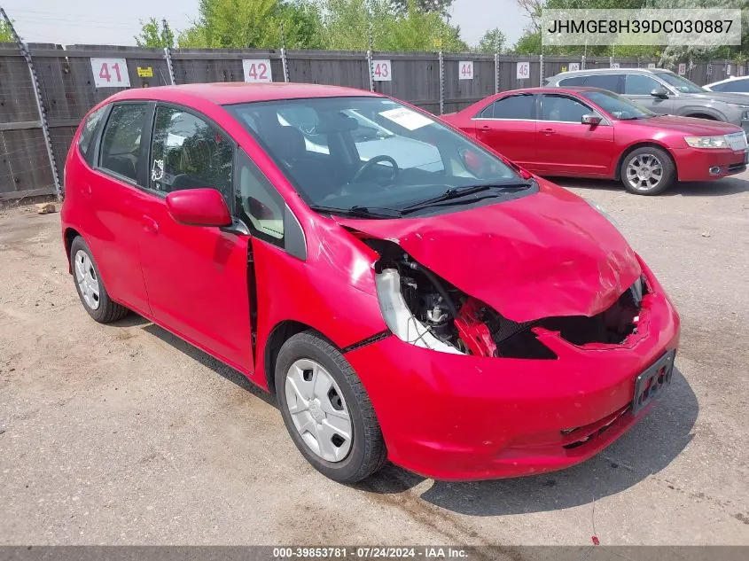 2013 Honda Fit VIN: JHMGE8H39DC030887 Lot: 39853781