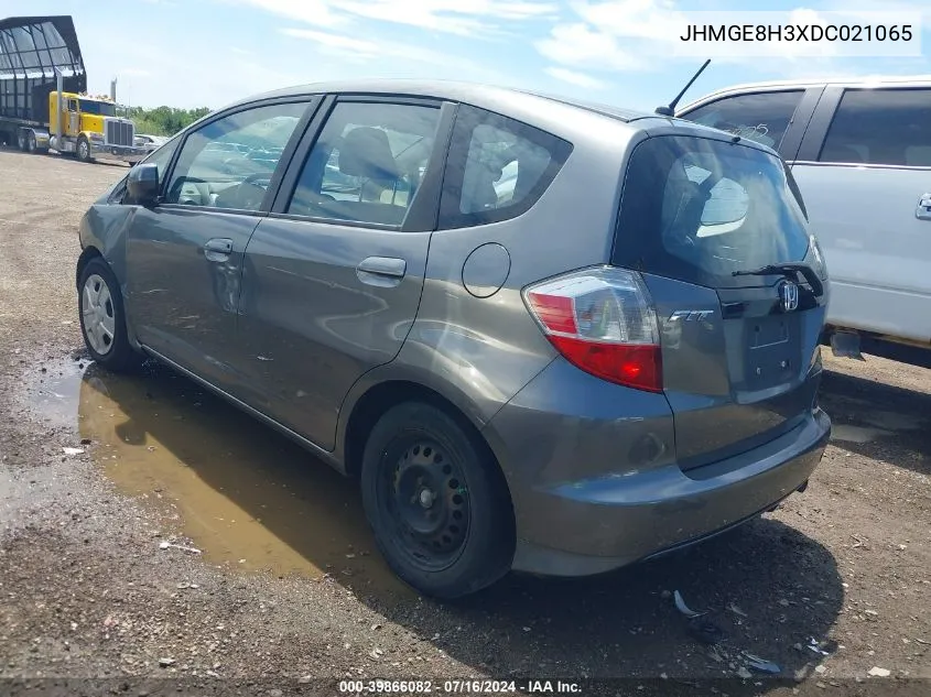 2013 Honda Fit VIN: JHMGE8H3XDC021065 Lot: 39866082