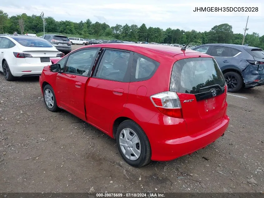 JHMGE8H35DC052028 2013 Honda Fit