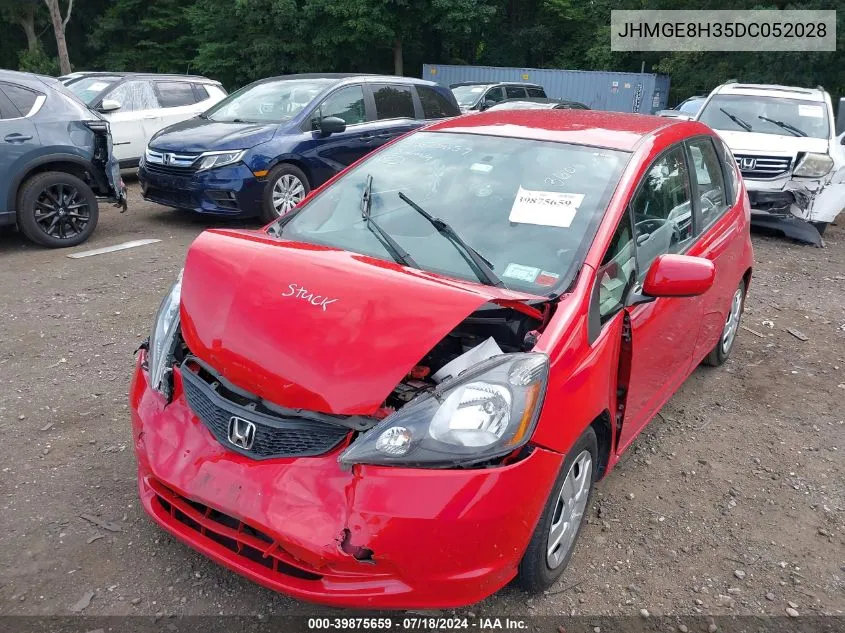 2013 Honda Fit VIN: JHMGE8H35DC052028 Lot: 39875659