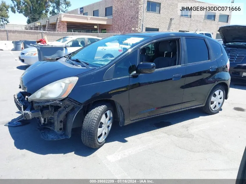 2013 Honda Fit VIN: JHMGE8H30DC071666 Lot: 39882209