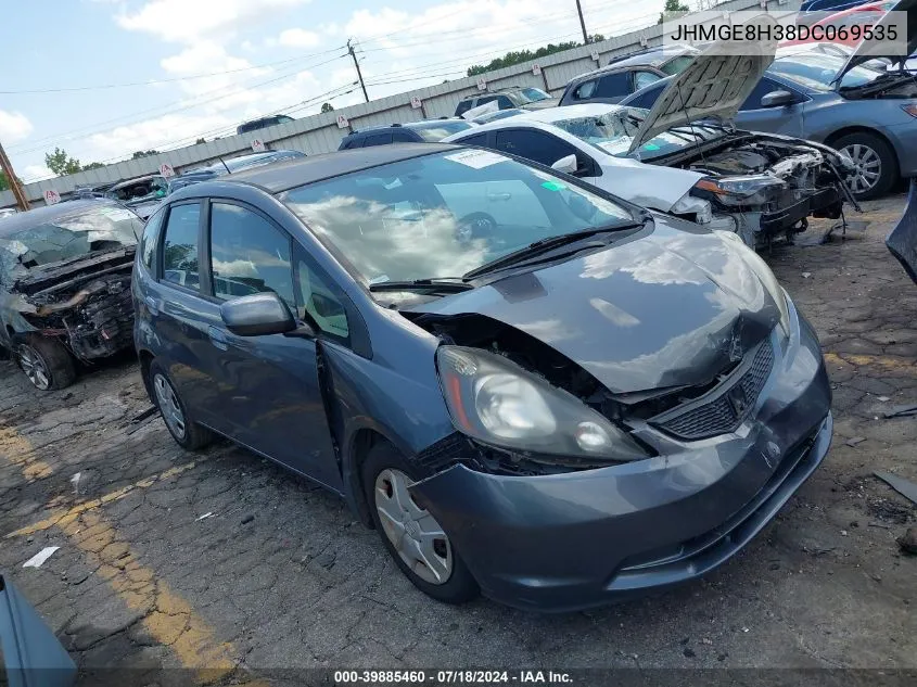 2013 Honda Fit VIN: JHMGE8H38DC069535 Lot: 39885460