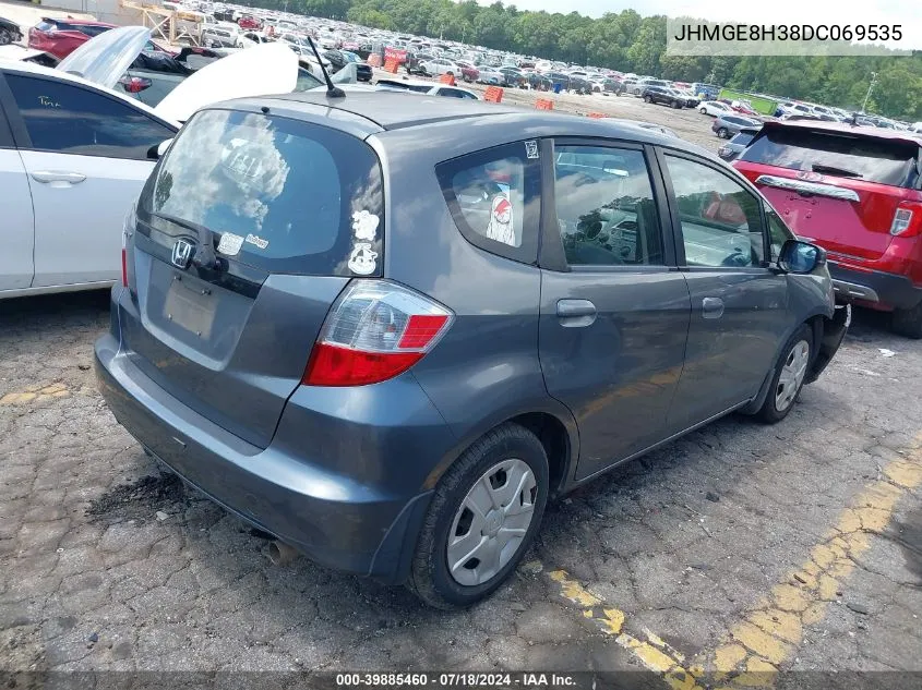 2013 Honda Fit VIN: JHMGE8H38DC069535 Lot: 39885460