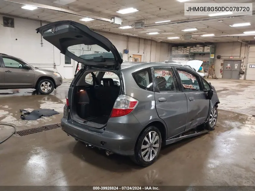 2013 Honda Fit Sport VIN: JHMGE8G50DC078720 Lot: 39928824