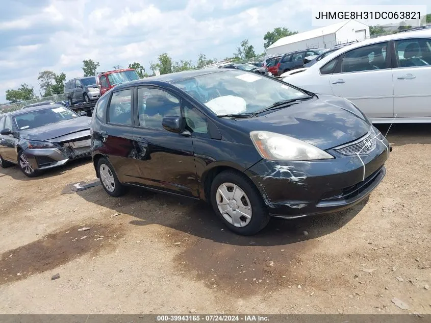 2013 Honda Fit VIN: JHMGE8H31DC063821 Lot: 39943165