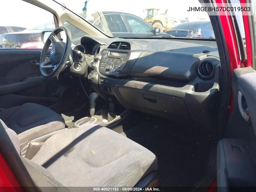 JHMGE8H57DC019503 2013 Honda Fit Sport