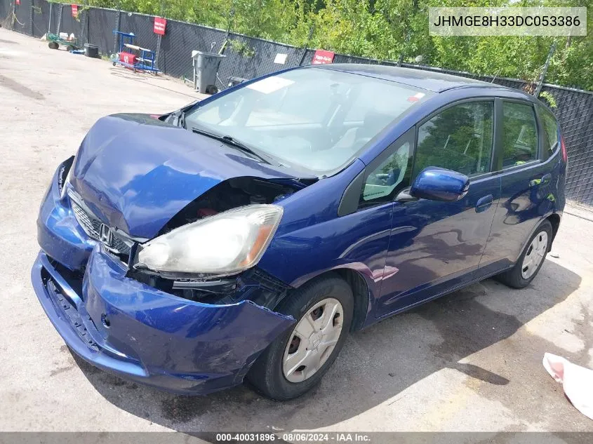 JHMGE8H33DC053386 2013 Honda Fit