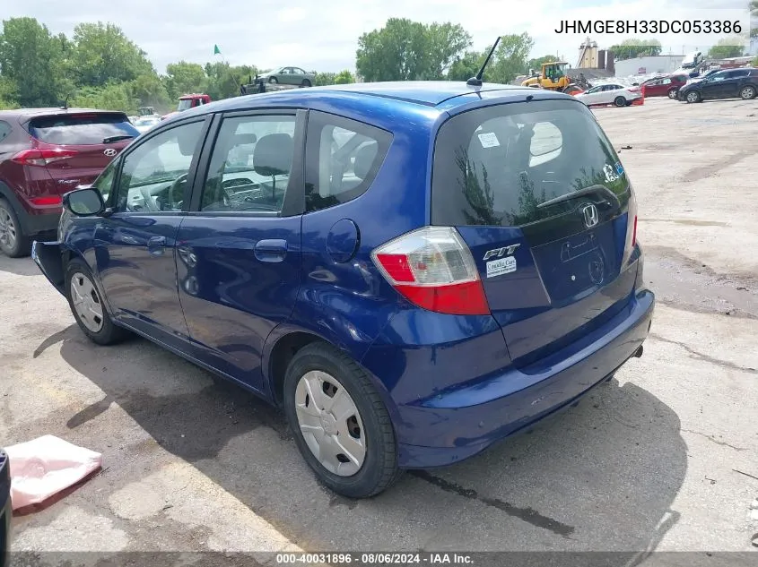 JHMGE8H33DC053386 2013 Honda Fit