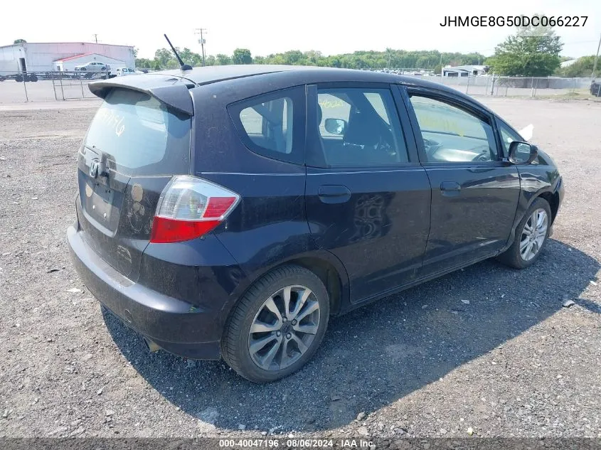 JHMGE8G50DC066227 2013 Honda Fit Sport