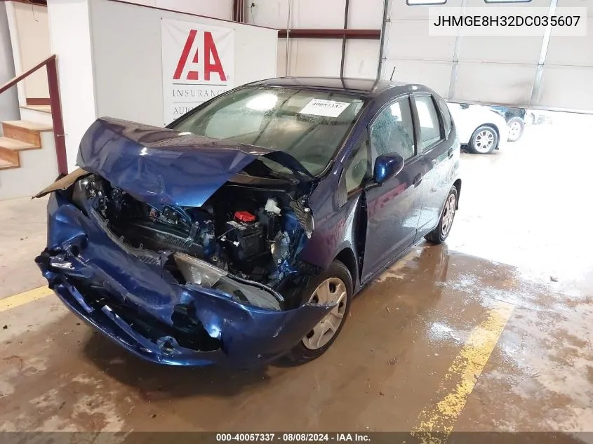 JHMGE8H32DC035607 2013 Honda Fit