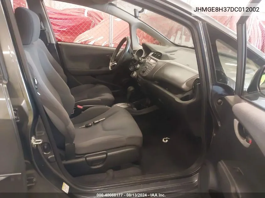 JHMGE8H37DC012002 2013 Honda Fit