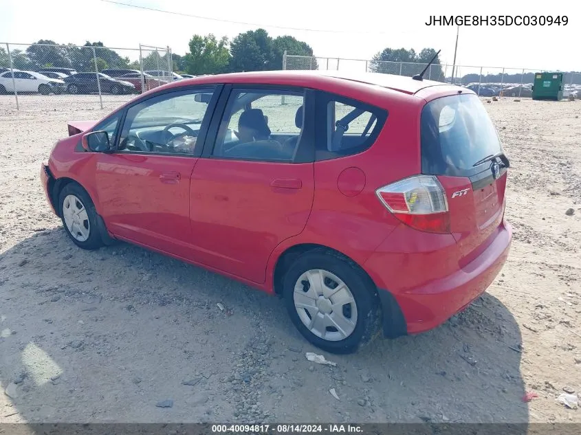 2013 Honda Fit VIN: JHMGE8H35DC030949 Lot: 40094817