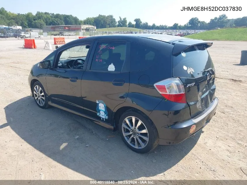 JHMGE8H52DC037830 2013 Honda Fit Sport