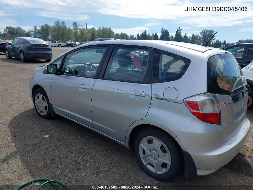 2013 Honda Fit VIN: JHMGE8H39DC045406 Lot: 40187582